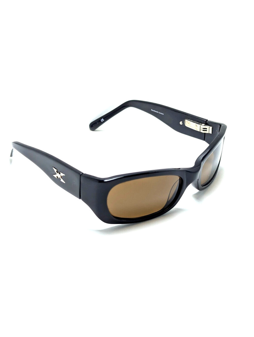 XRAY Chronix Retro Brown UV Lens Classic Black Oval Women's Fashion Sunglasses